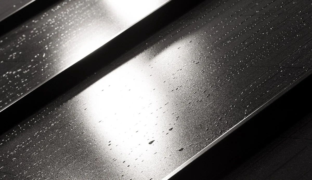 The roof and the generating surface on a Roofit.Solar metal roof